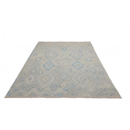 Tappeto Kilim Afghanistan azzurro beige 175x257