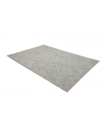 Tappeto Kilim Afghanistan azzurro beige 175x257