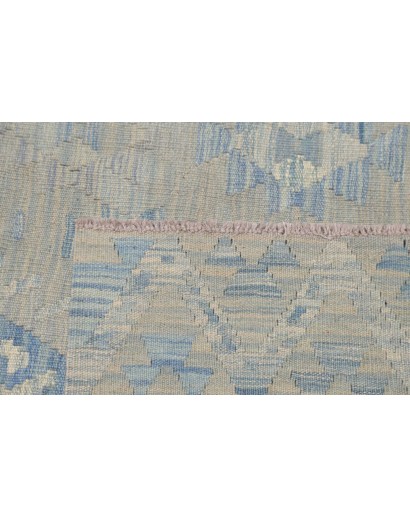 Tappeto Kilim Afghanistan azzurro beige 175x257