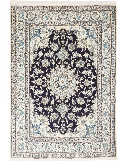 Tappeto Nain Kashmar Persia grigio 150x215