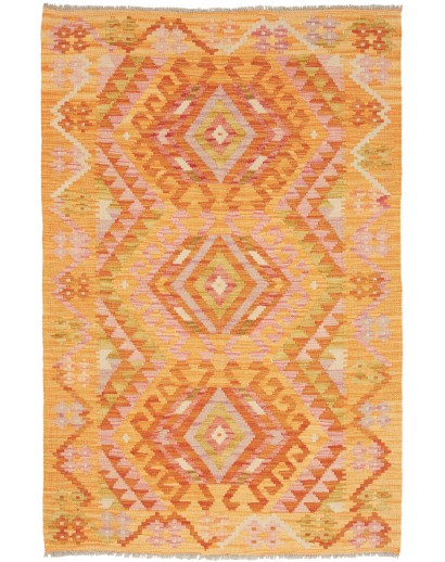 Tappeto Kilim Afghanistan marrone beige 101x152