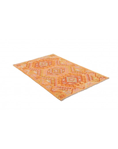 Tappeto Kilim Afghanistan marrone beige 101x152