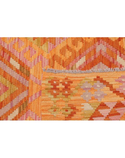 Tappeto Kilim Afghanistan marrone beige 101x152