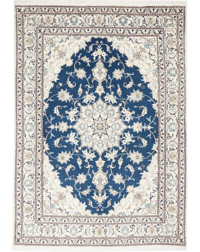 Tappeto Nain Kashmar Persia grigio 165x234