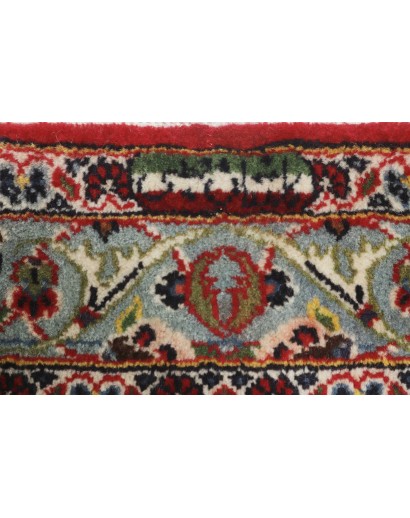 Tappeto Kashan Persia marrone blu 392x500