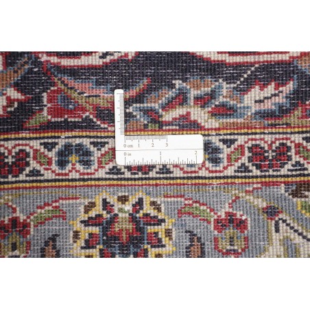 Tappeto Kashan Persia marrone blu 392x500