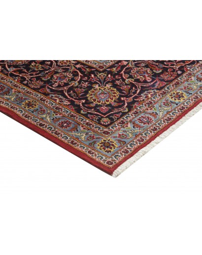 Tappeto Kashan Persia marrone blu 400x495