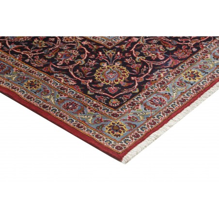 Tappeto Kashan Persia marrone blu 400x495