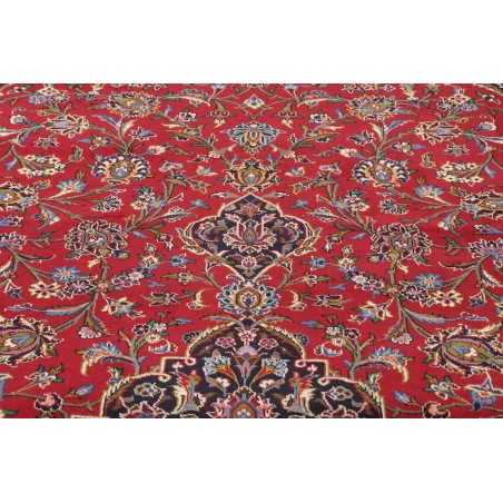 Tappeto Kashan Persia marrone blu 400x495