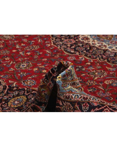 Tappeto Kashan Persia marrone blu 400x495