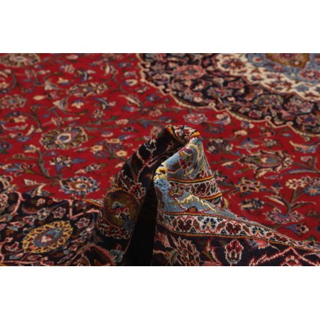 Tappeto Kashan Persia marrone blu 400x495