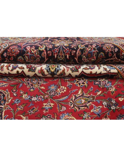 Tappeto Kashan Persia marrone blu 400x495