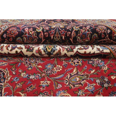 Tappeto Kashan Persia marrone blu 400x495