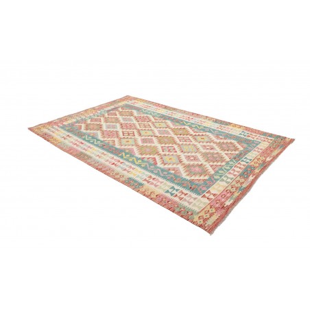 Tappeto Kilim Afghanistan marrone bianco 172x256
