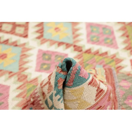 Tappeto Kilim Afghanistan marrone bianco 172x256