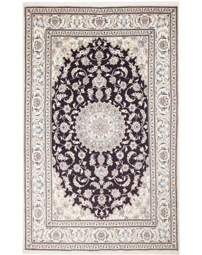Tappeto Nain Kashmar Persia grigio 195x307