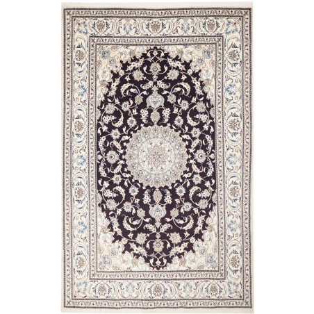 Tappeto Nain Kashmar Persia grigio 195x307