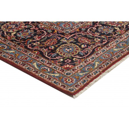 Tappeto Kashan Persia marrone beige 355x487