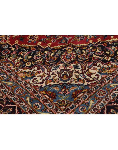 Tappeto Kashan Persia marrone beige 355x487