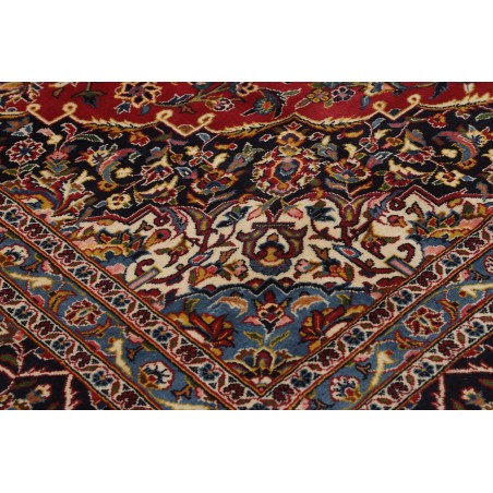 Tappeto Kashan Persia marrone beige 355x487