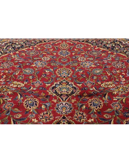 Tappeto Kashan Persia marrone beige 355x487