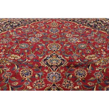 Tappeto Kashan Persia marrone beige 355x487