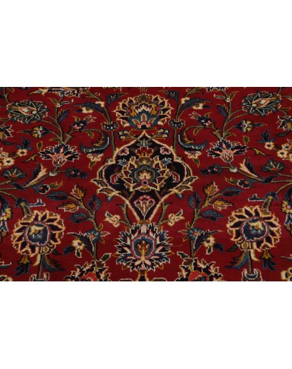 Tappeto Kashan Persia marrone beige 355x487