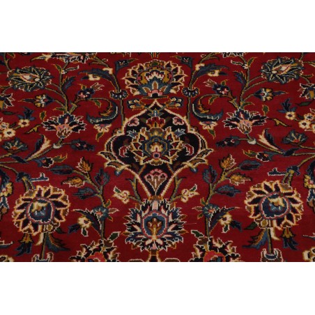 Tappeto Kashan Persia marrone beige 355x487