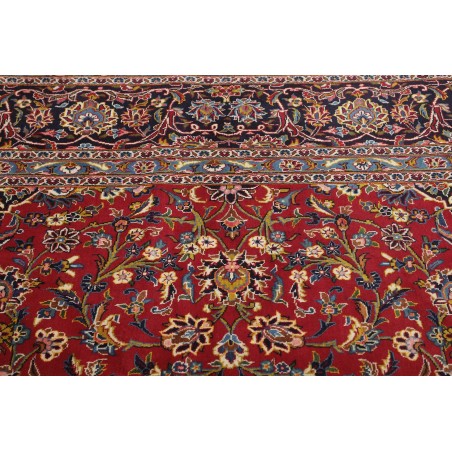 Tappeto Kashan Persia marrone beige 355x487