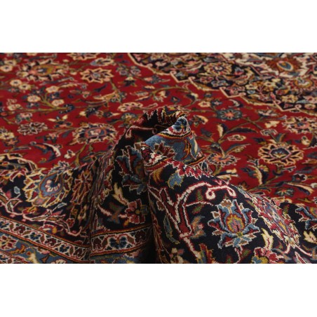 Tappeto Kashan Persia marrone beige 355x487