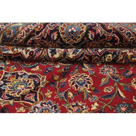 Tappeto Kashan Persia marrone beige 355x487