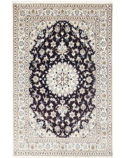 Tappeto Nain Kashmar Persia grigio 168x256