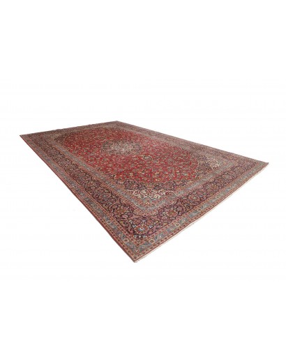 Tappeto Kashan Persia marrone giallo 360x558