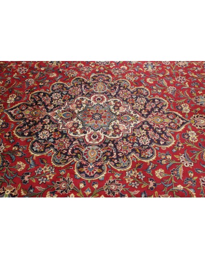 Tappeto Kashan Persia marrone giallo 360x558