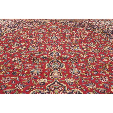 Tappeto Kashan Persia marrone giallo 360x558