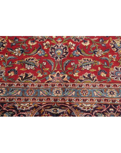 Tappeto Kashan Persia marrone giallo 360x558