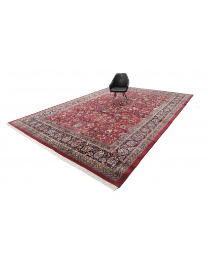 Tappeto Mashad Persia marrone bianco 340x495