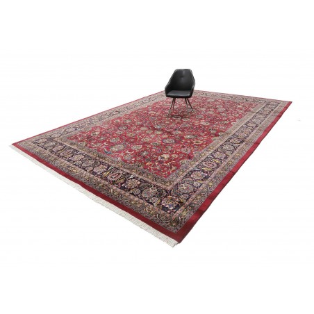 Tappeto Mashad Persia marrone bianco 340x495