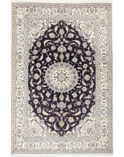 Tappeto Nain Kashmar Persia grigio 203x288