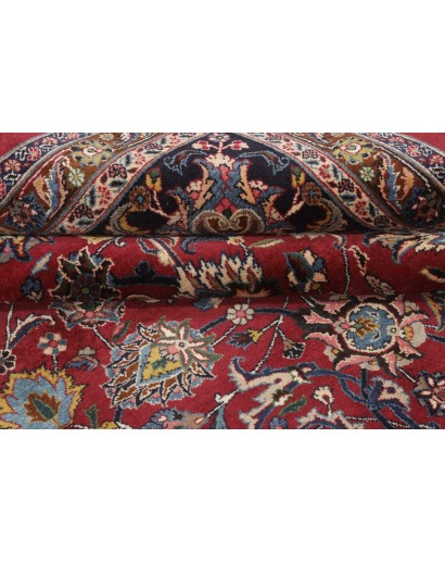 Tappeto Mashad Persia marrone bianco 340x495