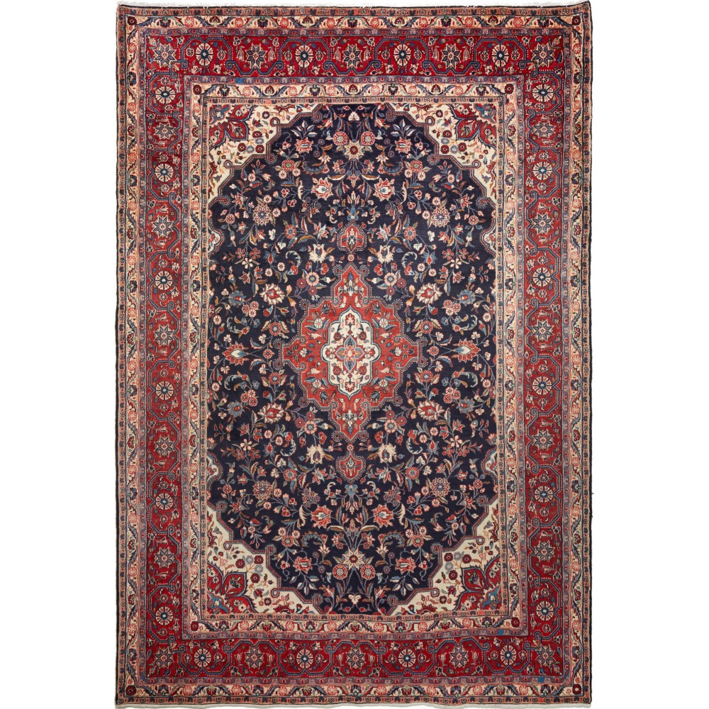 Tappeto Hamadan Fine Persia azzurro marrone 212x320