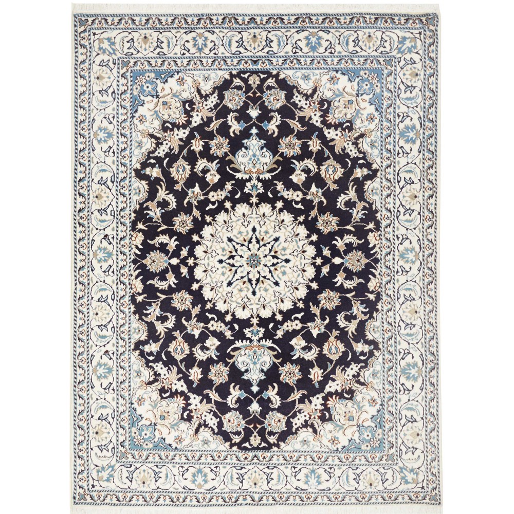 Tappeto Nain Kashmar Persia grigio 172x234 Tappeto Nain Kashmar Persia grigio 172x234