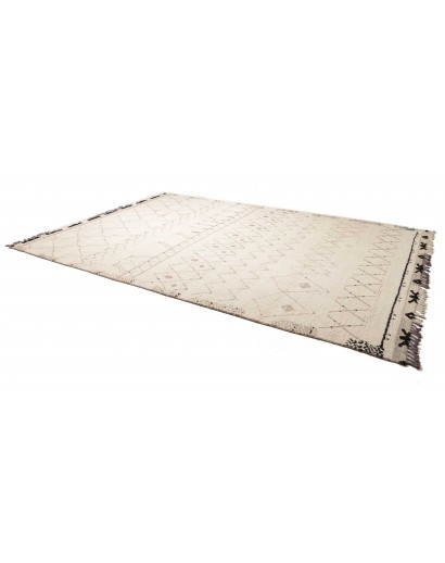 Tappeto bianco marrone 275x381