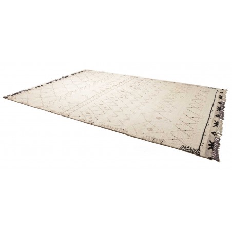 Tappeto bianco marrone 275x381