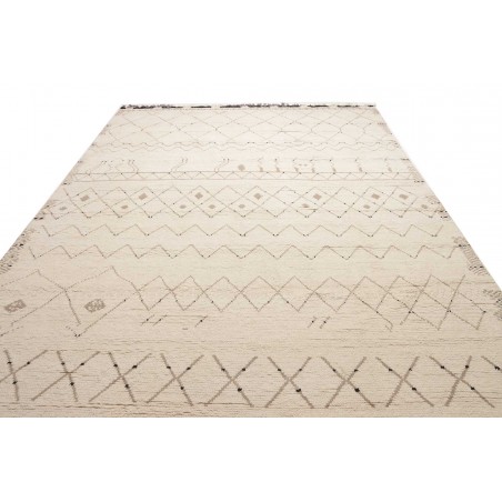 Tappeto bianco marrone 275x381