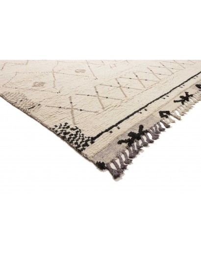 Tappeto bianco marrone 275x381