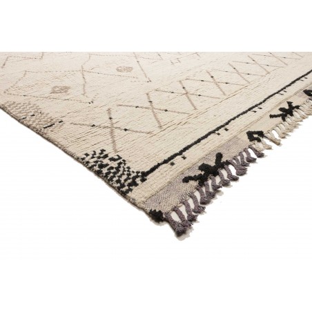 Tappeto bianco marrone 275x381