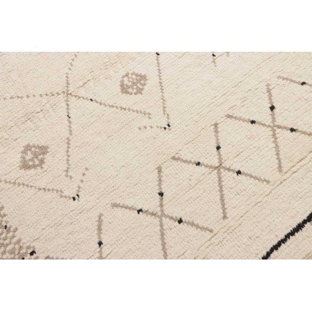 Tappeto bianco marrone 275x381