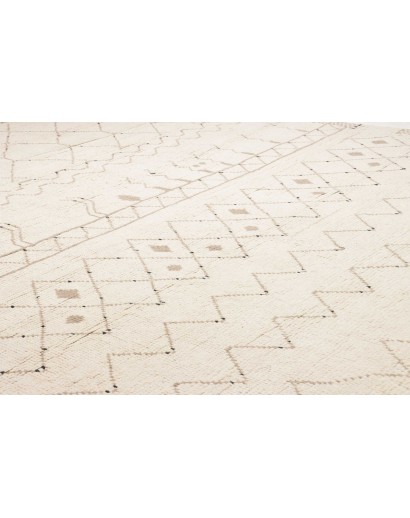 Tappeto bianco marrone 275x381