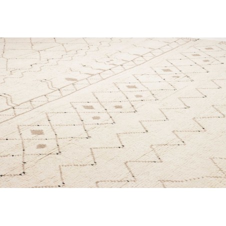 Tappeto bianco marrone 275x381